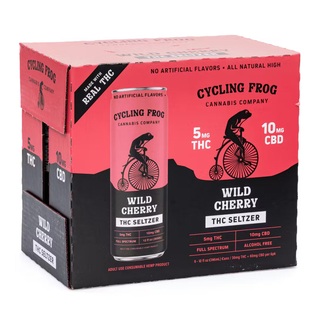 Cycling Frog Wild Cherry THC 5mg (6 pack)