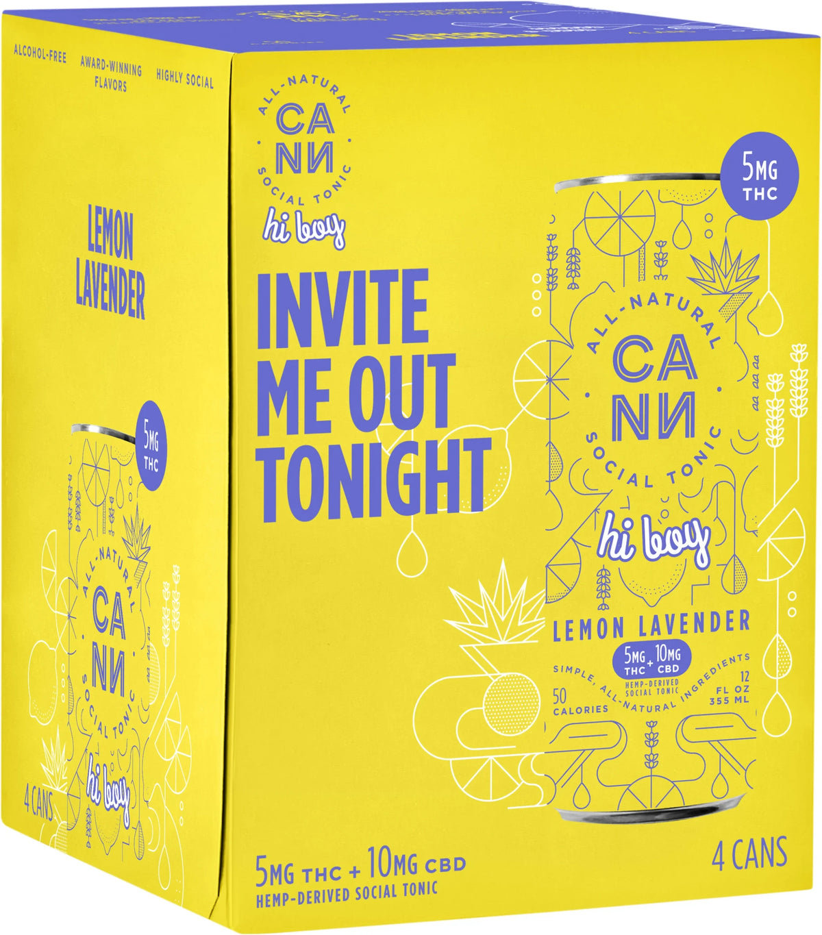 Cann Lemon Lavender 5MG 4PK