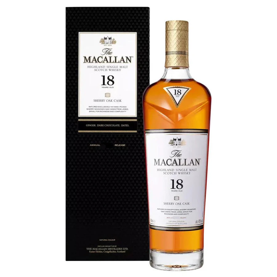 Macallan, 18 Years Old, Sherry Oak Cask