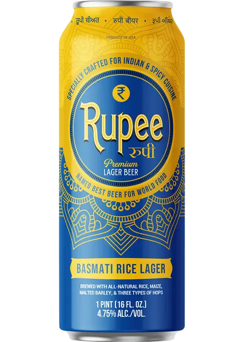 Rupee Beer Basmati Rice Lager 4PK
