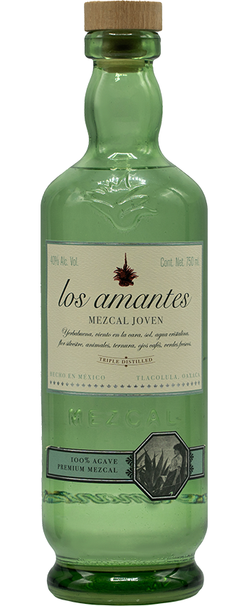 Los Amantes Mezcal Artesnal Joven Triple Distilled