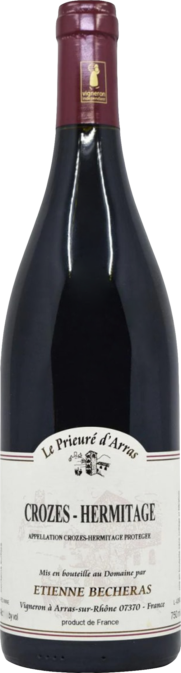 Etienne Becheras Crozes Hermitage Rouge &quot;Le Prieure D&#39;Arras&quot; 2023